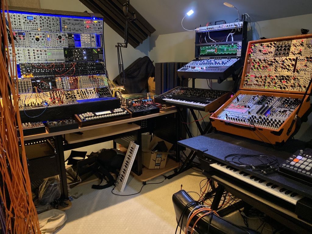 A modern analog studio.