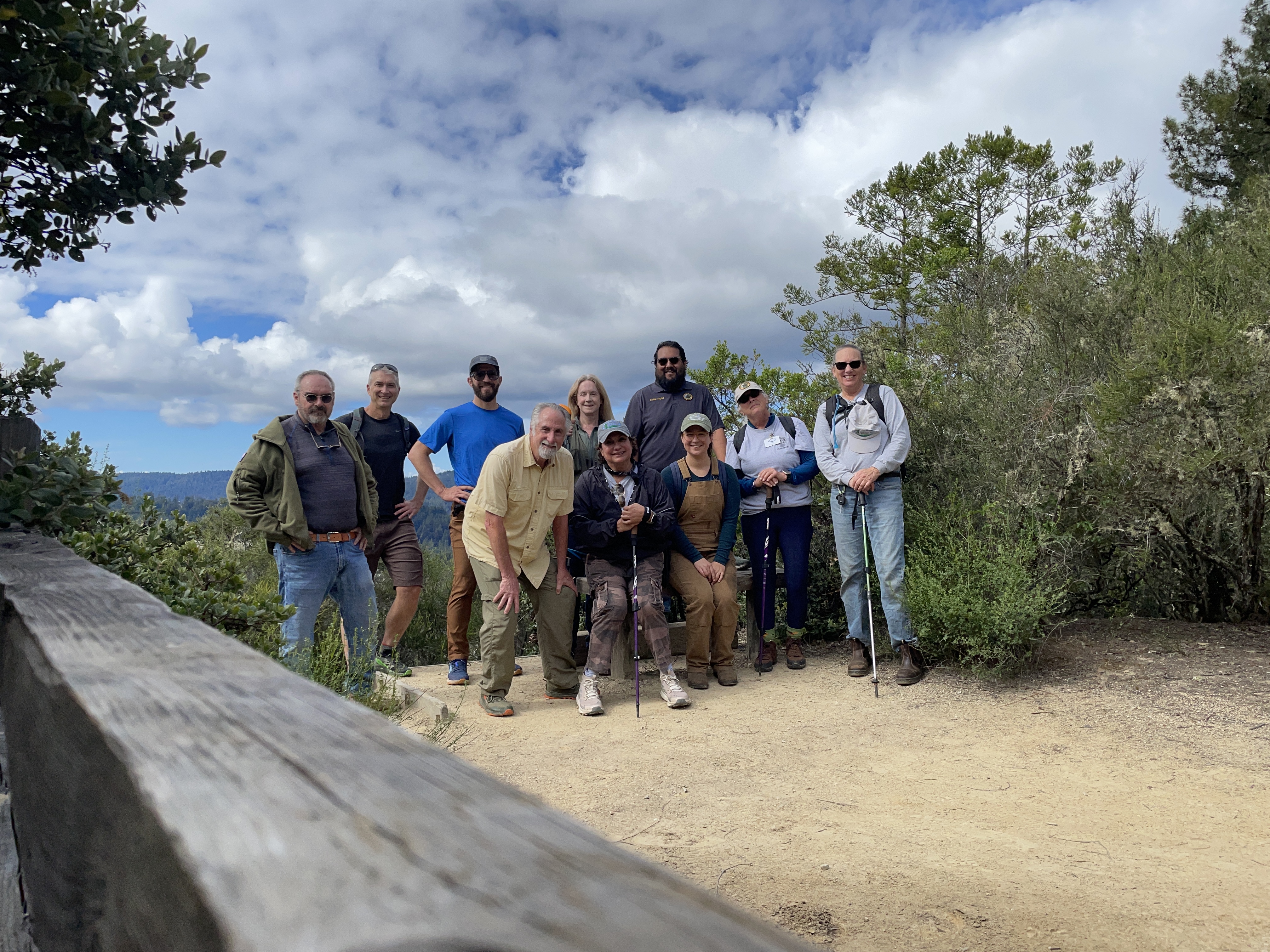 The broom pull crew at Quail Hollow Ranch.